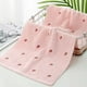 thumbnail image 3 of Yuarrent Toalla de baño de algodón súper absorbente para mujer, toalla de baño suave y agradable para la piel para adultos, 2 pack/lote Toallas y Paños Blanco 140*70cm, 3 of 6