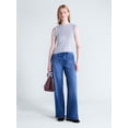 thumbnail image 2 of Free Assembly Women's Ruffle Trim Pointelle Sweater Shell, Lightweight, Sizes XS-XXL, 2 of 5