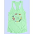 thumbnail image 3 of Snarky Florals Viii. Racerback Tank Women -June Erica Vess Designs, Female Small, 3 of 4