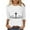 White, variant on Nnhblu Blue Dressy Blouses for Women Faith Cross Print Easter Day Tops Funny Tshirts