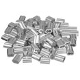 thumbnail image 2 of 5/32 Pulgadas (4 Mm) Diametro Junturas de Clip de Manguitos de Aluminio de Cuerda de Alambre Engarces de Cable 200pzs, 2 of 6