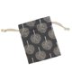 thumbnail image 1 of Bolsa de regalo de de azúcar con estampado reutilizable con cordón, bolsa de almacenamiento para joyería, bolsa de almacenamiento, favores de Soledad Bolsa de algodón con cordón Saco, 1 of 10