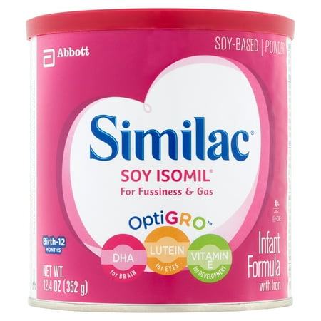 Similiac Soy Isomil Formula w/ Iron (6 Count) Powder, 12.4 oz
