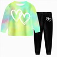 thumbnail image 2 of TOWED22 Little Boys Girls Pajamas Sets Graphic Toddler Pjs Cotton Kids Sleepwear Fall Winter 3 6 9 12 18 24 Months 2 3 4 5 6 7 8 9 Years(Yellow,6-7 Y), 2 of 6