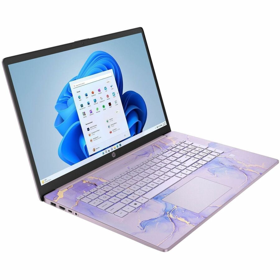 HP 17-cn0000 17-cn0513nr 17.3" Notebook, HD+, Intel Celeron N4500, 4 GB, 256 GB SSD, Winter Lavender, Natural Silver