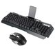thumbnail image 3 of El sistema inalámbrico del ratón del teclado cargó la batería de litio incorporada 3000mAh del negro de la iluminación, 3 of 14