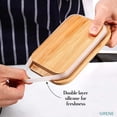 thumbnail image 6 of Sirene Butter Dish with Silicone Lid, Stainless Steel Multipurpose Butter Knife - Turqoise, 6 of 8