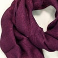 thumbnail image 3 of Solid Color Soft Viscose Stardust Scarf with Glitter Threads, 3 of 3