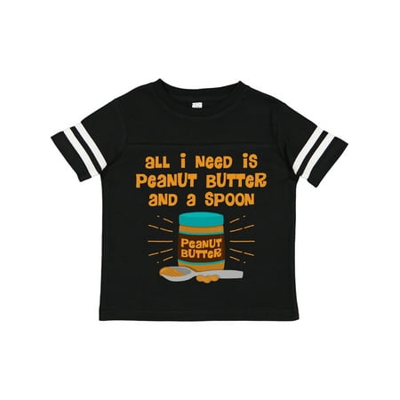 

Inktastic Peanut Butter Spoon Gift Toddler Boy or Toddler Girl T-Shirt