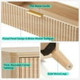 thumbnail image 5 of Linsy Home Oversized Fluted Dressers for Bedroom, Wide Chest of 9 Drawers, Oak, 5 of 10