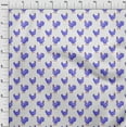 thumbnail image 4 of oneOone Viscose Chiffon Purple Fabric Rooster Cock Sewing Craft Projects Fabric Prints By Yard 42 Inch Wide, 4 of 4