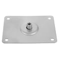thumbnail image 1 of KAKOWELY Electronic Mounting Plate Guitar Jack Socket Plate Curved Recessed Rectangle Style Output Jack Plate Musical Instruments Part Silver,4.72X"X3.54"X0.79", 1 of 4