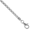 thumbnail image 2 of 3.5mm Sterling Silver Round Box Chain Necklace Medium Heavy Nickel Free Italy 22 inch, 2 of 3