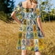 thumbnail image 5 of Vestido de manga corta de Mah Jongg vestidos de verano mujer Vestidos para fiesta de boda vestido de verano mujer Vestido, 5 of 7