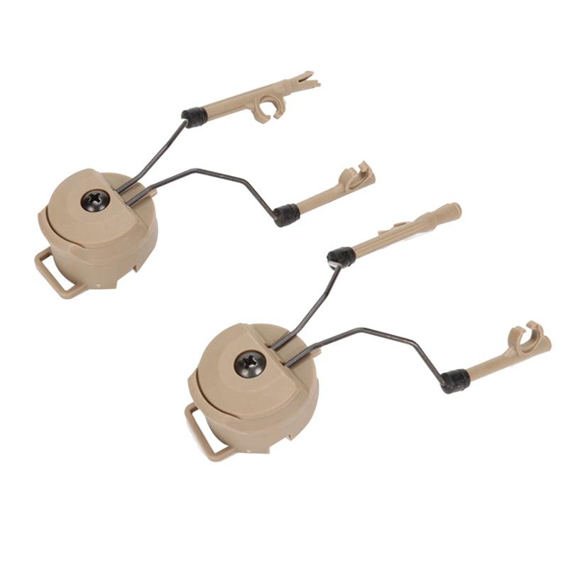 Helmet Fast Rail Mounts Headset Rail Adapter Headset Holder Set Helmet