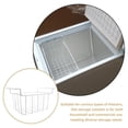 thumbnail image 2 of Shisuyan Chest Freezer Organizer Basket: Deep Wire Basket 7.86" Deep for Freezer with Hanging Handles - Metal Storage Bins Space-Saving for Food Snacks and Kitchen Essentials, 2 of 8