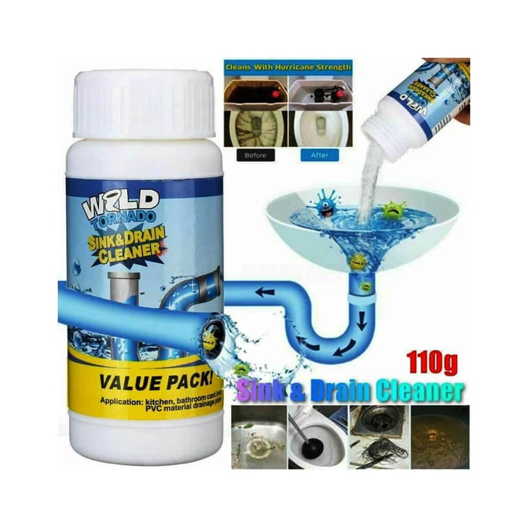Green Cosmos Powerful Sink and Drain Cleaner 110g for Kitchen