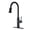Matte Black, variant on Sumerain Pull-Down Kitchen Faucet with Sprayer, Single Handle, Includes Deck Plate, Brushed Nickel