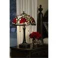 thumbnail image 4 of 2 Light Tiffany Table Lamp Tiffany Floral Table Lamp Bailey Street Home 71-Bel-973779, 4 of 6