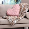 thumbnail image 5 of Hwkond Couch Pillows for Living Room And Winter Striped Cute Heart-shaped Plush Pillow Living Room Sofa Bedroom Pillow Soft Headboard Pillow,Pink, 5 of 6