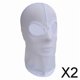 thumbnail image 1 of 2xSki Máscara Facial Completa Motocicleta Ciclismo Bicicleta Bufanda Capucha Gorra CS Blanco 2 piezas, 1 of 8