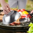 thumbnail image 2 of 9” Blackstone Basting Cover Lid Dome for Griddle Cooking Basting, Griddle Accessories for Enhanced Flavor and Steaming Vegetables + 9.7" Spatula Steak Grill Tongs for Flipping Barbecue, 2 of 10