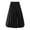Black, variant on WWV Women's Skirt Elastic Waist Lantern Skirt Dress Summer Solid Color Casual Ladies Loose Fit Wedding Skirt Black