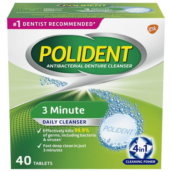 Polident 3 Minute Daily Denture Cleanser