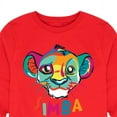 thumbnail image 3 of The Lion King - Colorful Simba - Toddler & Youth Long Sleeve Graphic T-Shirt, 3 of 5