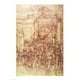 Posterazzi BALBAL69784LARGE W.29 Esquisse d'Une Foule pour une Affiche de Scène Classique Imprimée par Michelangelo Buonarroti - 24 x 36 Po. - Grand – image 1 sur 1