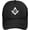 A7458, variant on Freemason Logo Baseball Caps Classic Solid Color Adjustable Mesh Baseball Cap for Men Women Black