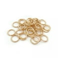 thumbnail image 4 of U8MO 200pcs DIY Open Single Loops Jump Rings Split Ring for jewelry making Connectors-Rose gold-4mm - 200pcs, 4 of 8