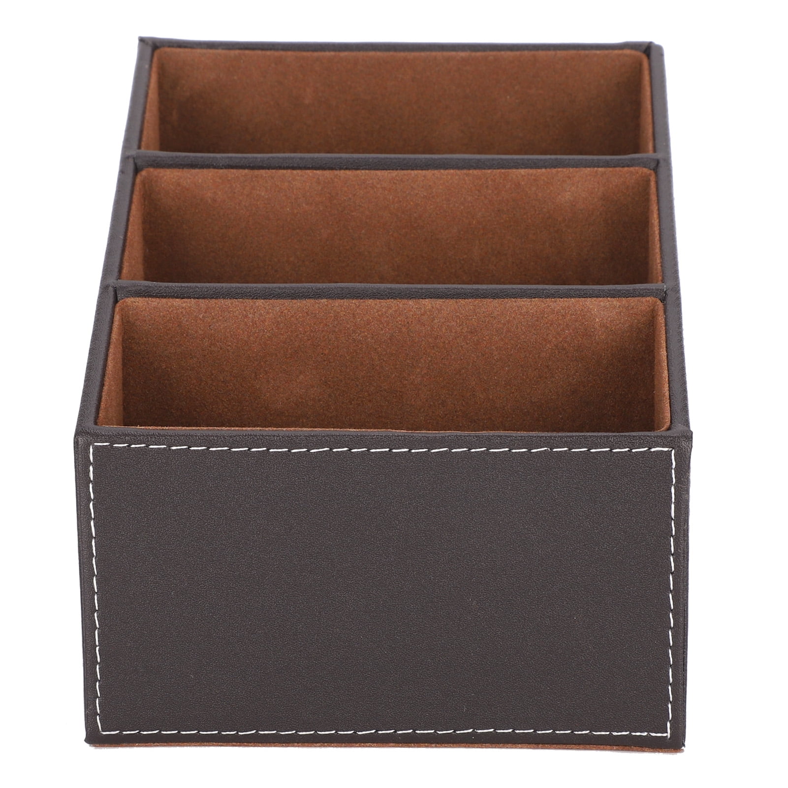 Fosa Desk Organizer, Office Desk Organizer, Faux Leather Stationery Storage Box Non‑slip And Waterproof For Home Office Organization Business Card/Pen Organizer