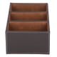 thumbnail image 1 of Caja de almacenamiento multifunción de cuero sintético, caja de almacenamiento organizadora de papelería de cuero sintético para escritorio, caja de almacenamiento de papelería de cuero sintético mul, 1 of 12