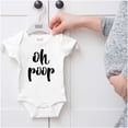 thumbnail image 5 of Oh Poop Funny Cute Stinky Babies Romper Boys or Girls Infant Baby Brisco Brands 18M, 5 of 6