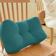 thumbnail image 4 of Back Pillow for Chair, Lumbar Support Pillow for Office Chair Lower Back Pain Relief Soft Cushion Car Bed Couch Sitting High Elasticity(7.9"×13.8"，Green), 4 of 5