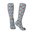 thumbnail image 5 of Lsque Snowflake Christmas gnome Printed Crew Socks Men's Women's LightWeight Thin Casual Calf Socks ,Knee High Socks,Cotton Socks, 5 of 9