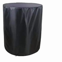 Round Outdoor Cooler Table Cover for Patio Beverage Cooler, Weatherproof from Rain, Sun, Snow, Fits Small Round Garden Furniture