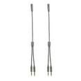 thumbnail image 1 of MasteelfCA 2 Pcs Creative MP3 Splitters Phone Splitters Bronzing Tablet Adopters (Grey), 1 of 8