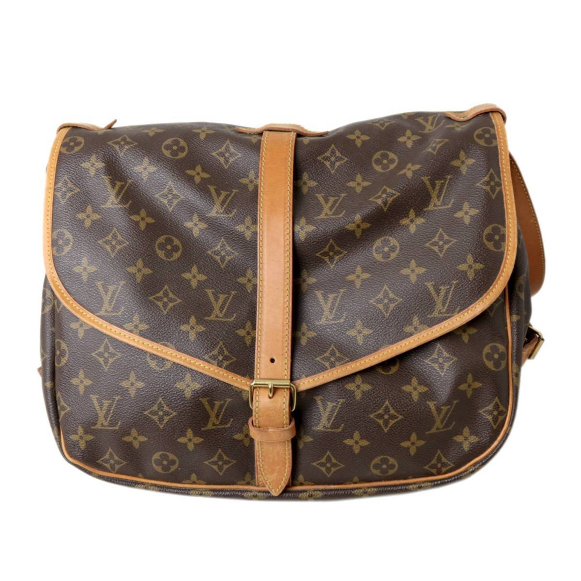 Louis Vuitton Monogram Saumur 35 Shoulder Bag M42254 LV Auth 47713 Cloth  ref.999069 - Joli Closet