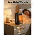 thumbnail image 7 of NFTIGB 1500W PTC Space Heater Portable Desktop Electric Heaters for Home, Ceramic Fast Heating, New, 7 of 7