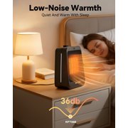 NFTIGB 1500W PTC Space Heater Portable Desktop Electric Heaters for Home, Ceramic Fast Heating, New