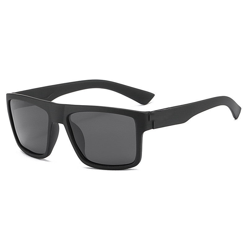 Mens Polarized Sunglasses Outdoor Sports Sunglasses for Cycling Driving Fishing Sunglasses with Black Frame and Gray