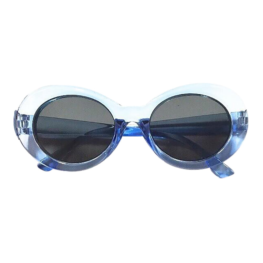 Sunglasses Retro Vintage Clout Goggles Unisex Sunglasses Rapper Oval Shades Grunge Glasses/Womens Polarized Cat Eye Oversized Sunglasses For Women 