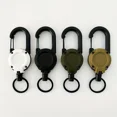 thumbnail image 3 of Porte-clés à Enrouleur de Badge Rétractable, Mousqueton Robuste avec Pince pour Clés, Cartes d'Identité et Sacs d'Extérieur, 3 of 7