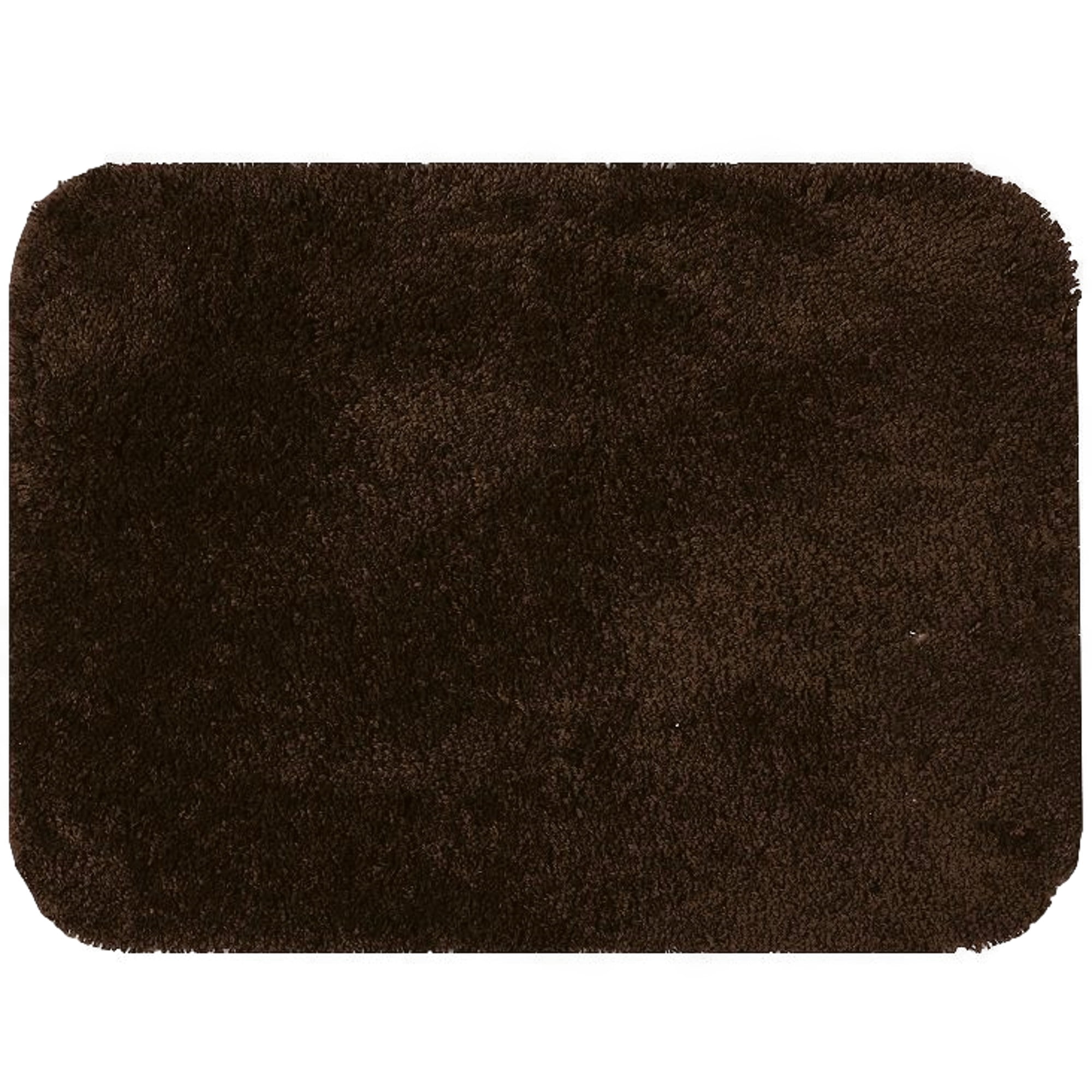 Sonoma Ultimate Plush Chocolate Brown Skid Resistant Bath Rug, 17x24 Bath Mat