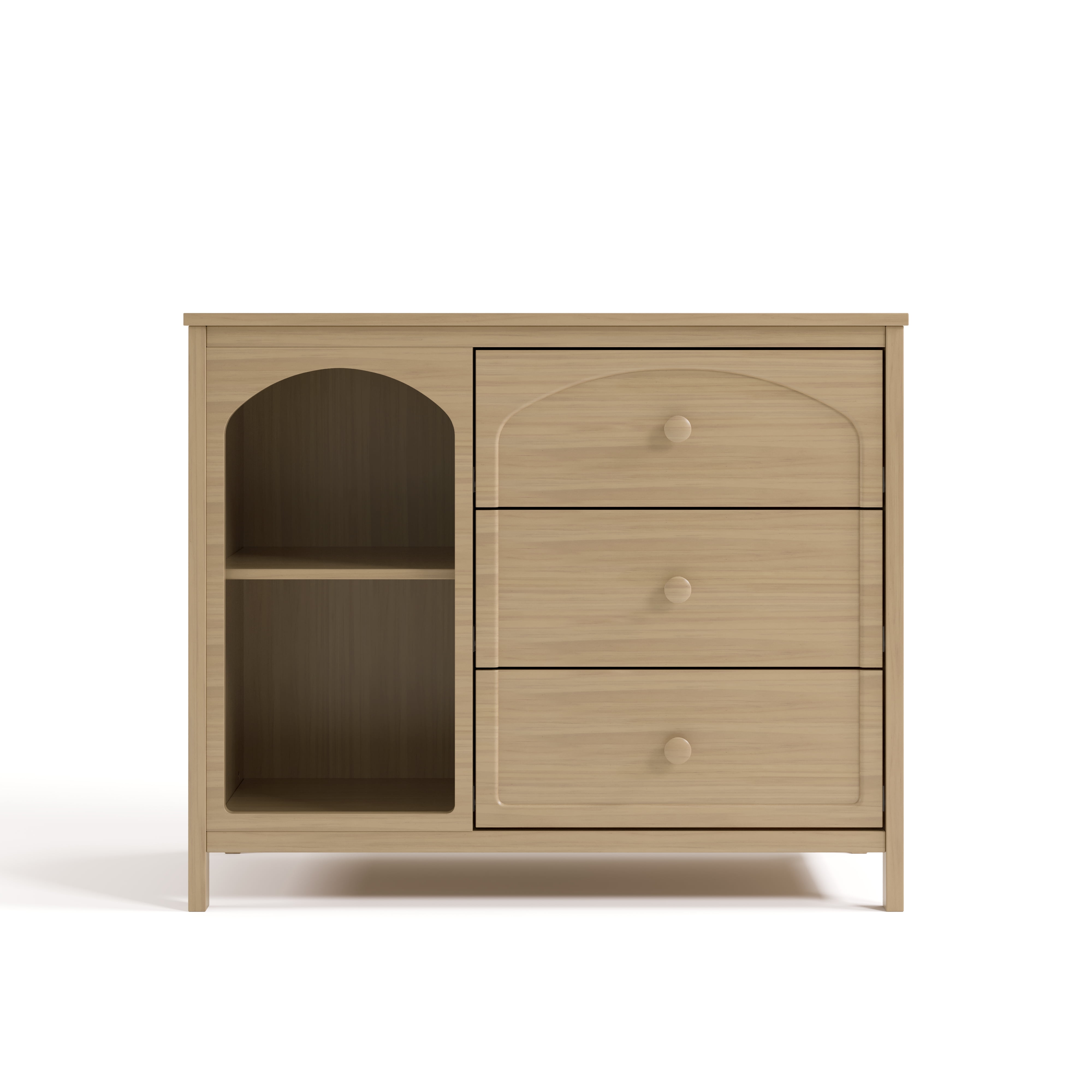 Graco Olivia 3 Drawer Combo Dresser, Driftwood
