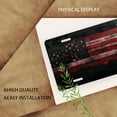 thumbnail image 3 of American Flag Funny Personalized License Plate Rust-proof Stainless Steel Metal License Plate Suitable For Men And Women 12.2" x 6.2", 3 of 7