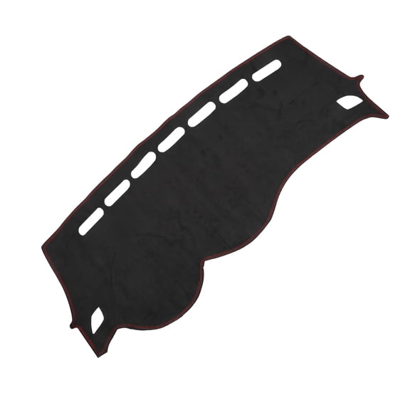 Unique Bargains Dash Cover for Chevy Trax Non-Slip | Center Console Dash Cover Mat Black Red 1 Pcs