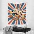 thumbnail image 5 of The Cuphead Show Tapestry Wall Hanging Wall Art Decor Wall Tapestry for Living Room Bedroom Dorm 40x60 Inch, 5 of 7